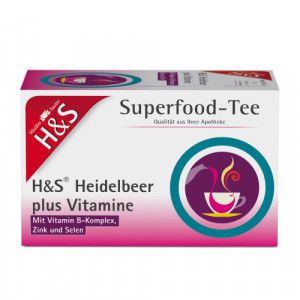 H&S Heidelbeer plus Vitamine Filterbeutel
